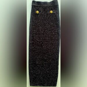 Authentic Balmain Womens Long Pencil Skirt: EU 34